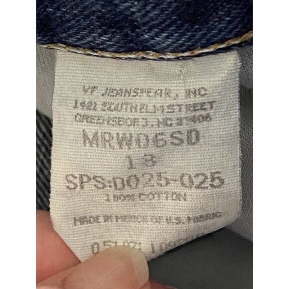 Wrangler Womens Size 13 Shorts 34X6” 100% Cotton Relaxed Blue Denim - Picture 6 of 10